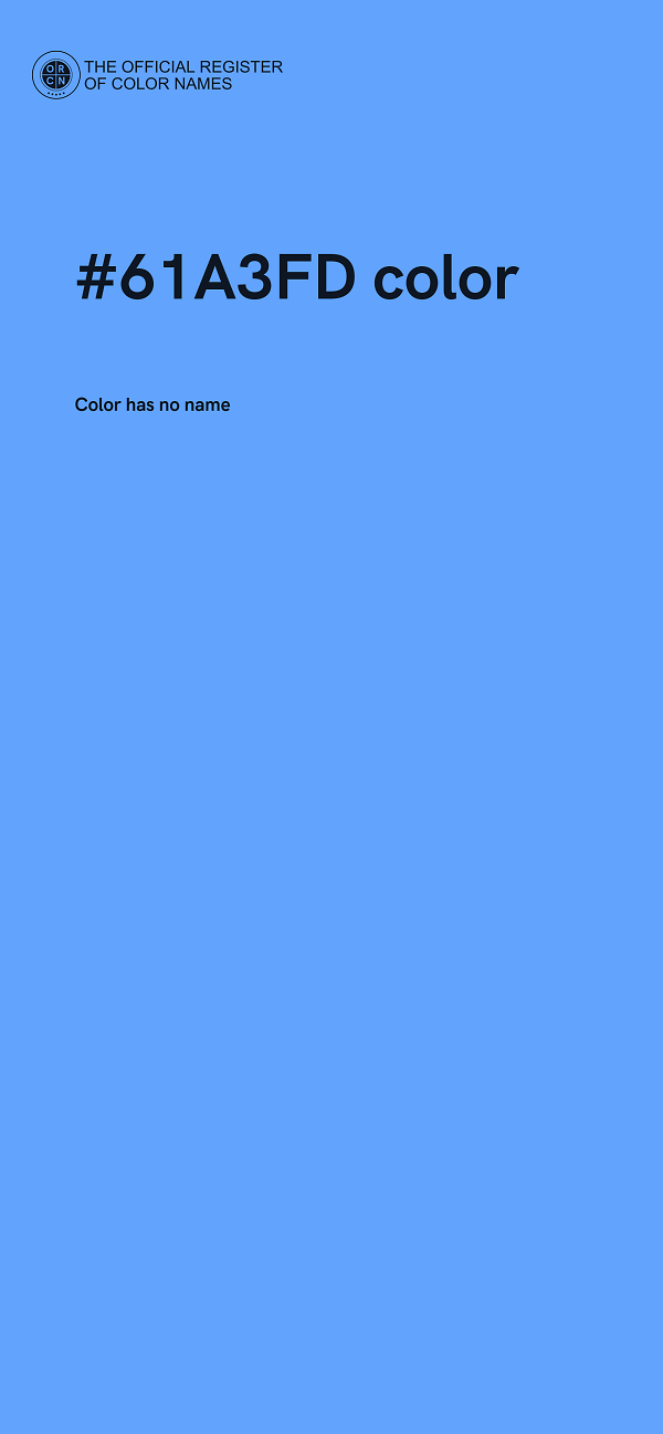 #61A3FD color image