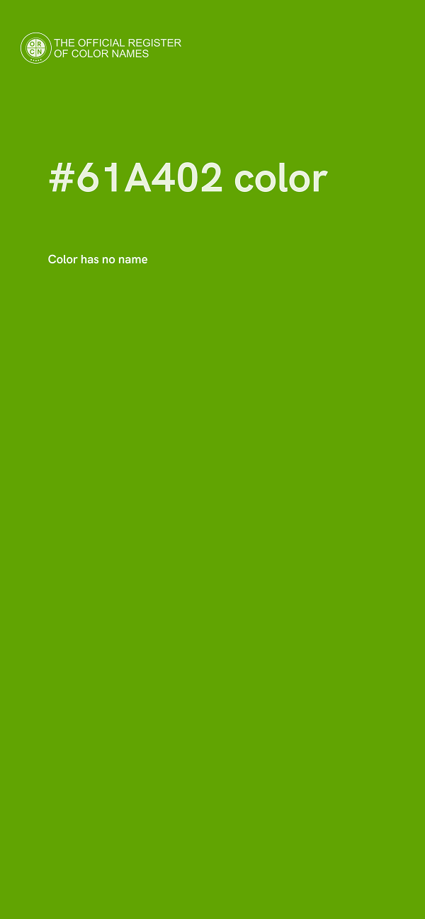 #61A402 color image
