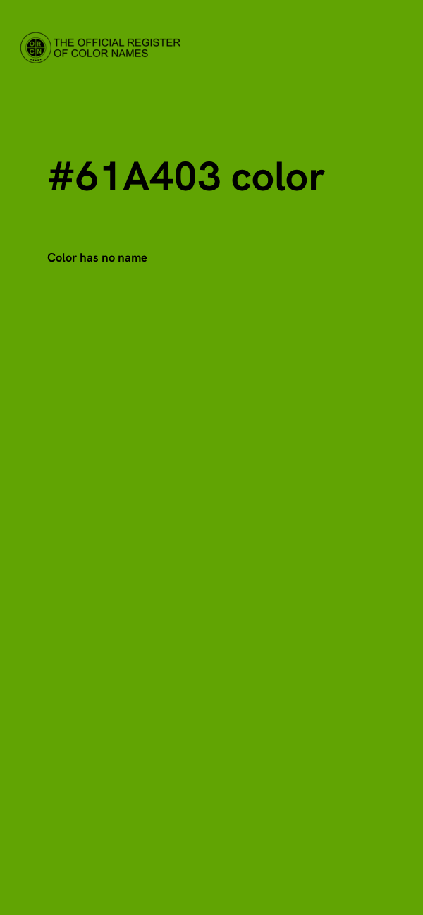 #61A403 color image
