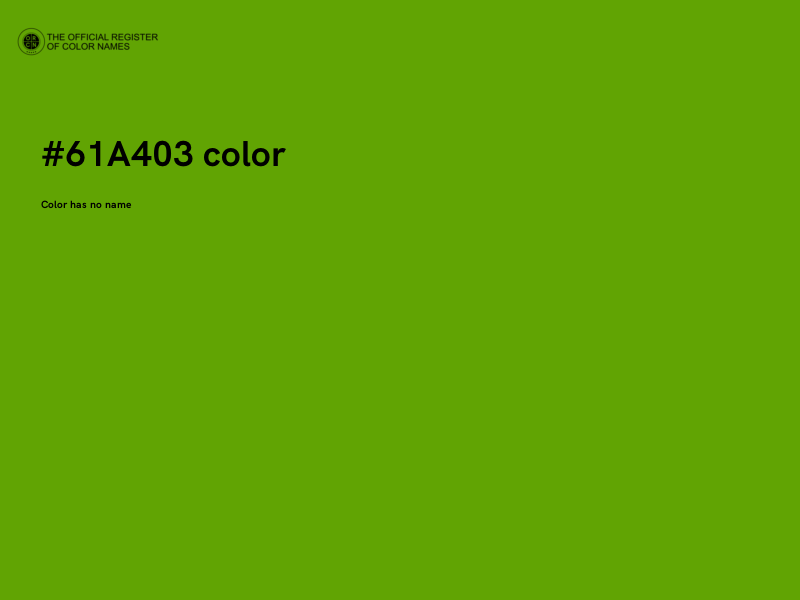#61A403 color image
