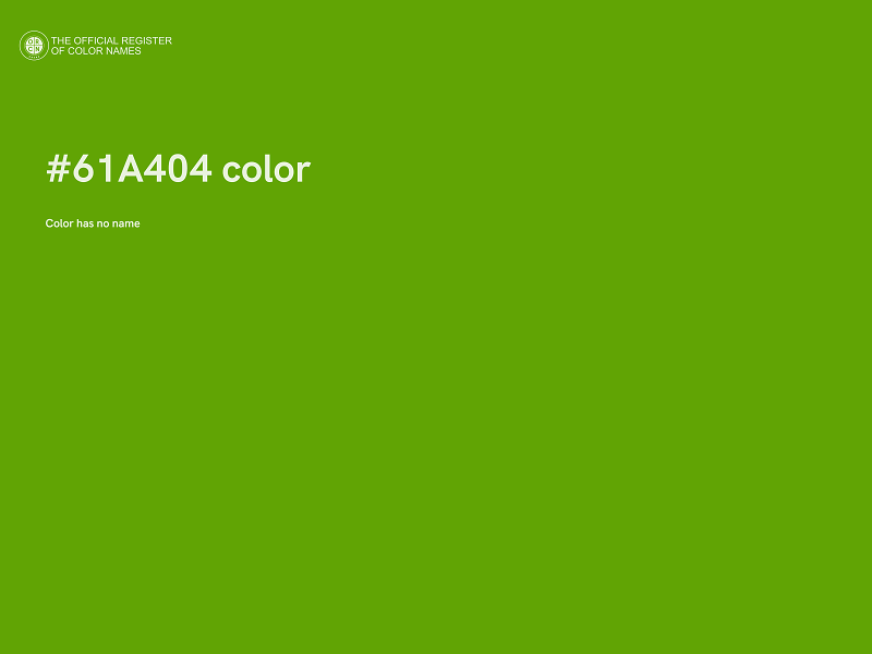 #61A404 color image