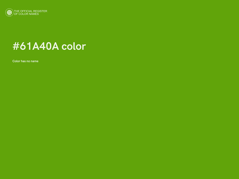 #61A40A color image