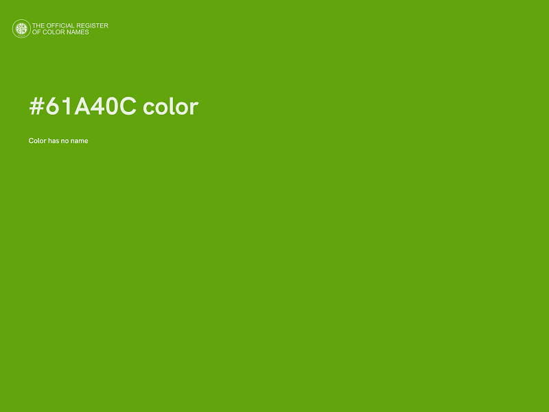 #61A40C color image