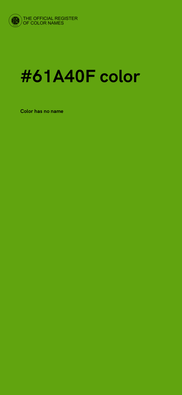 #61A40F color image