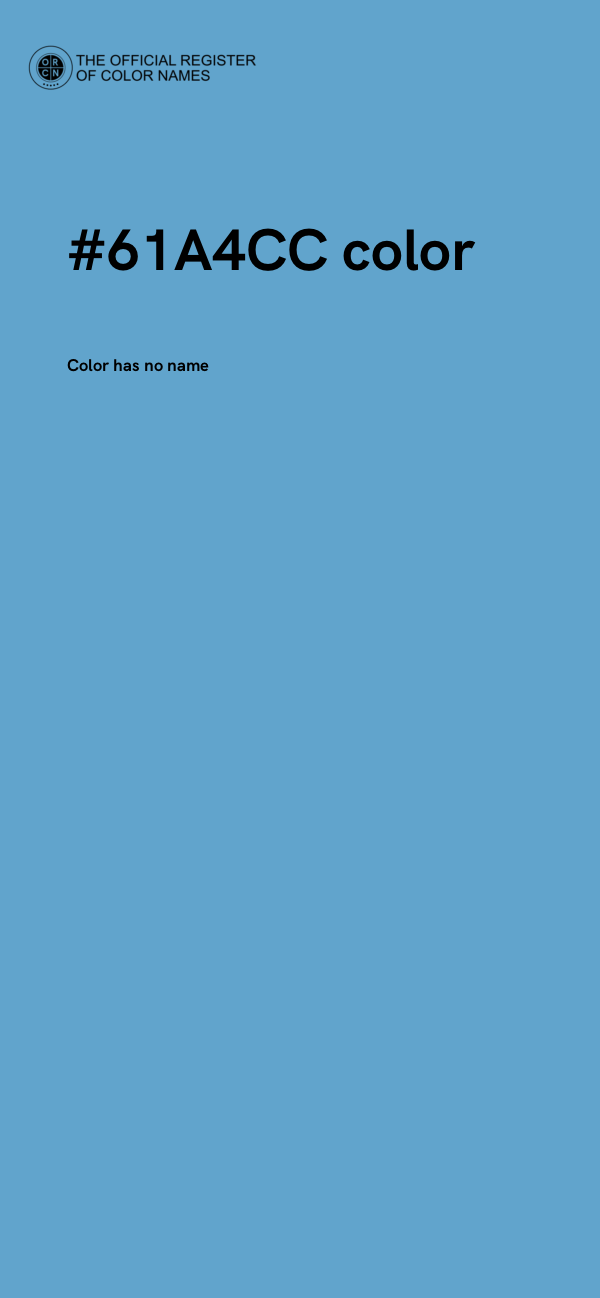 #61A4CC color image