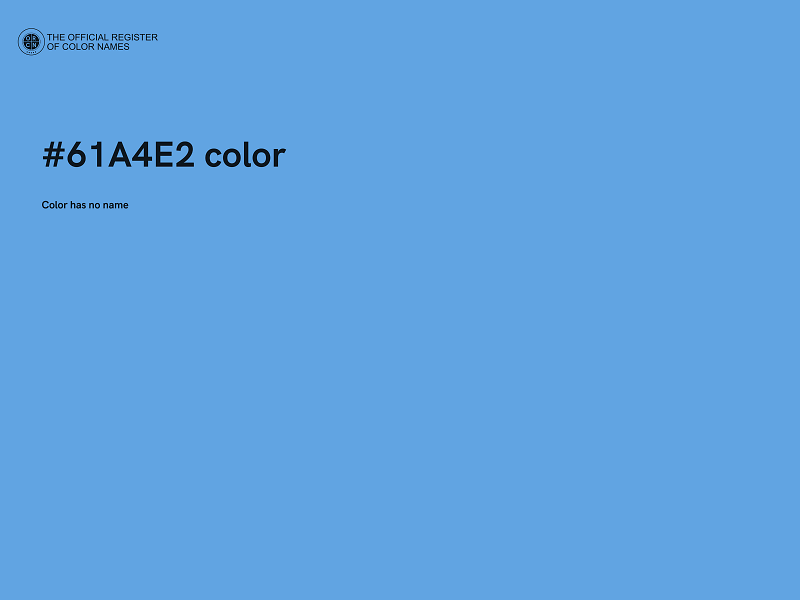 #61A4E2 color image