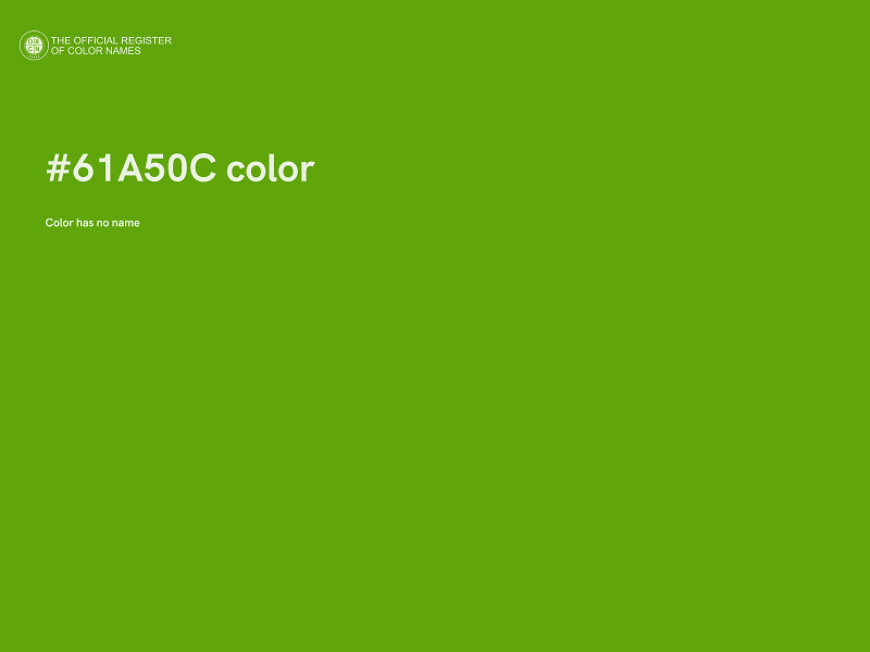 #61A50C color image