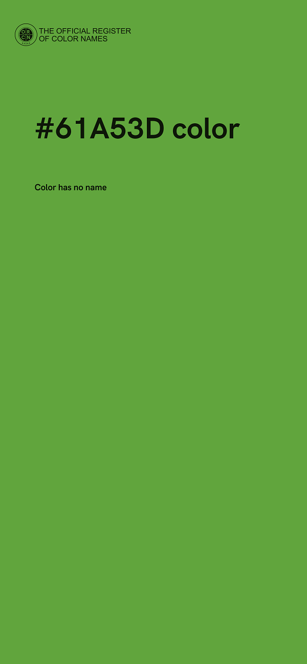 #61A53D color image