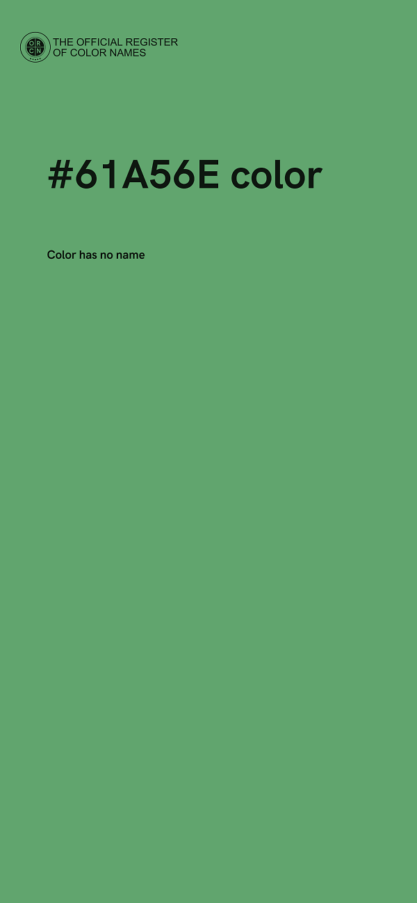 #61A56E color image