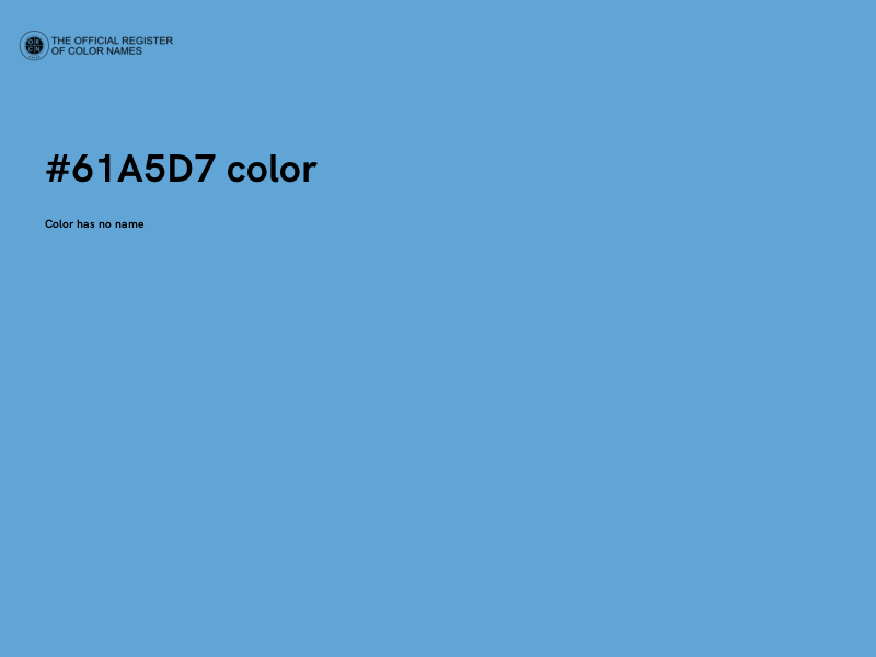 #61A5D7 color image