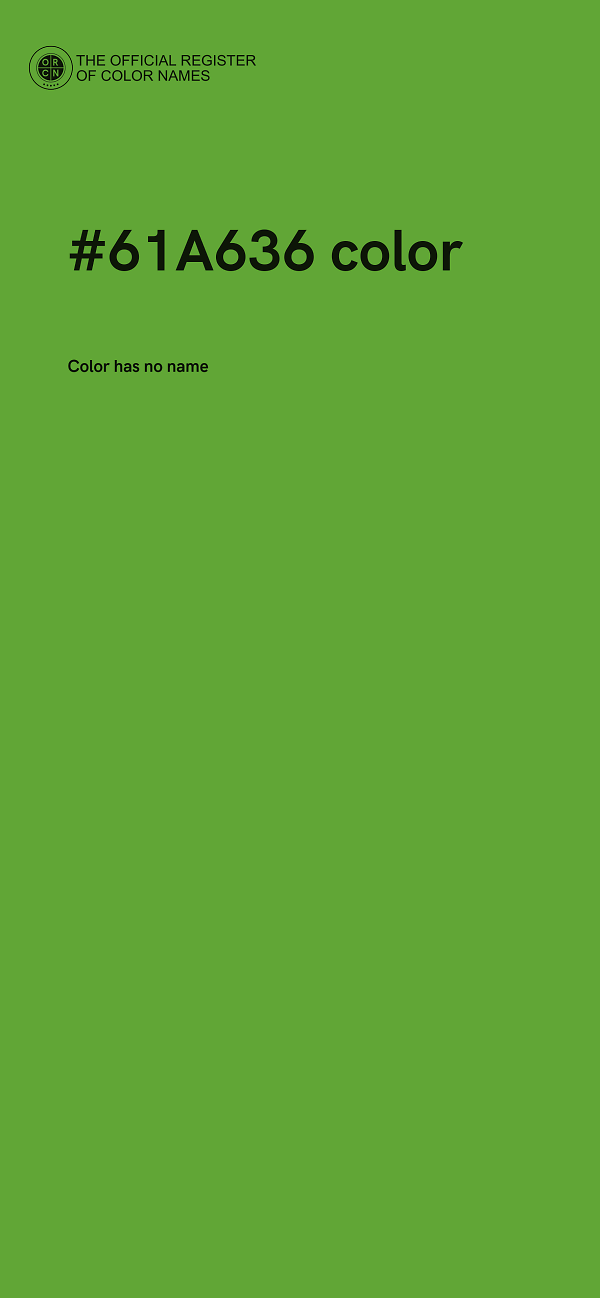 #61A636 color image