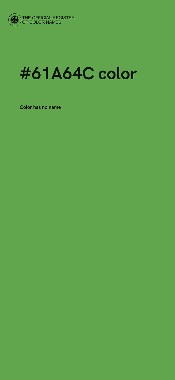 #61A64C color image