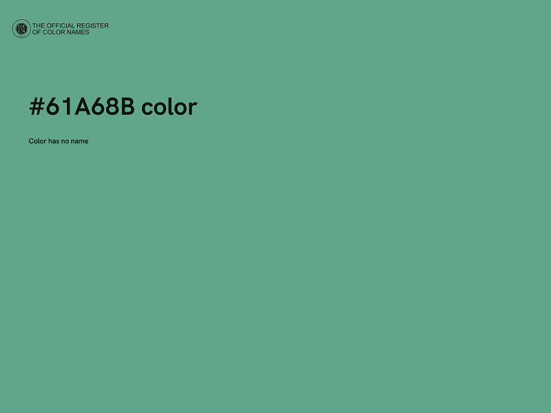 #61A68B color image