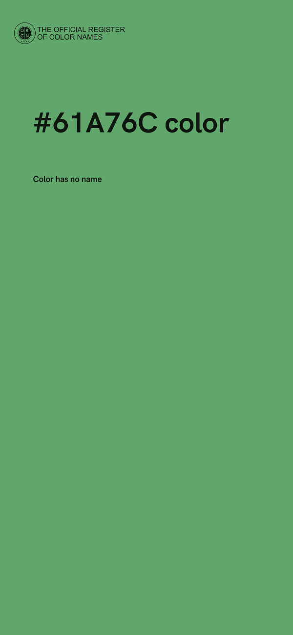 #61A76C color image