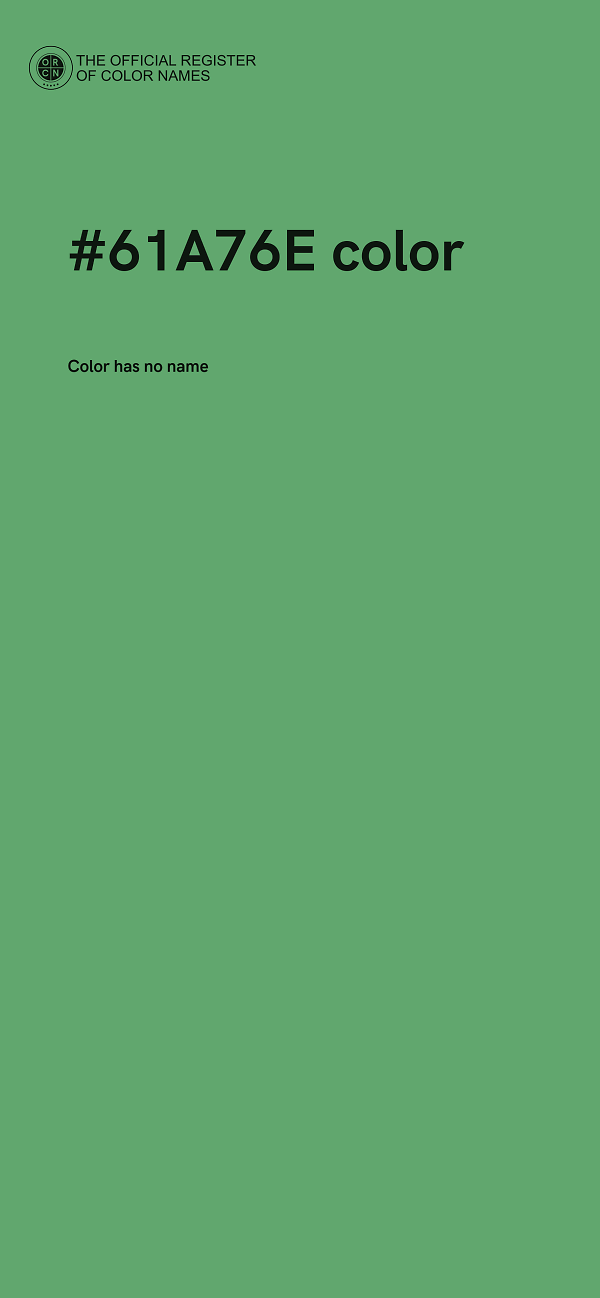 #61A76E color image