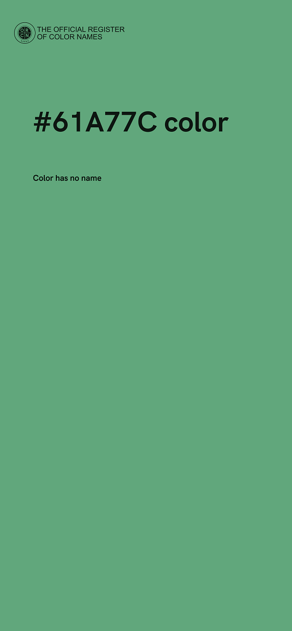 #61A77C color image