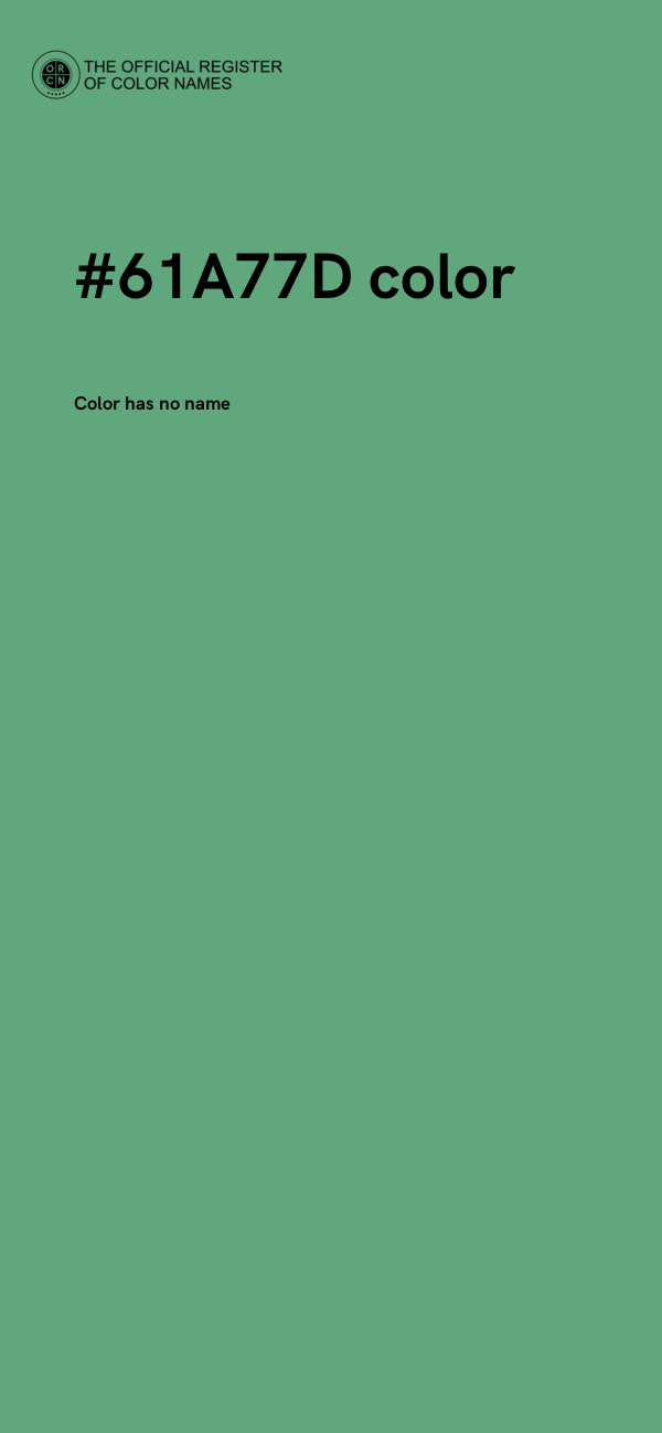 #61A77D color image