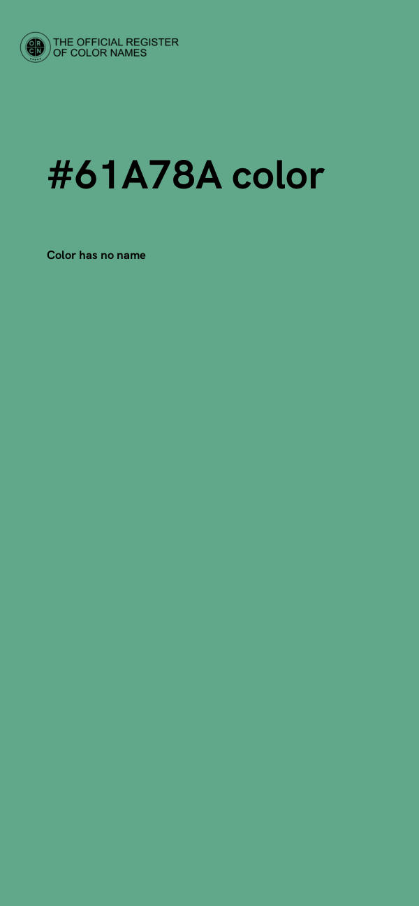 #61A78A color image