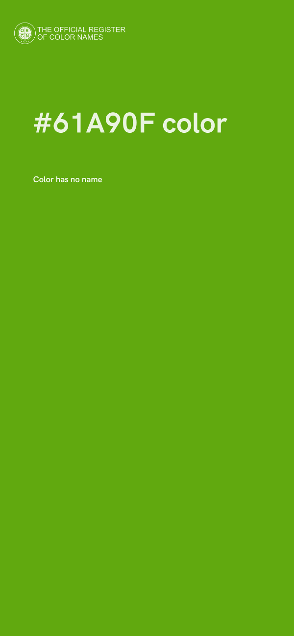 #61A90F color image