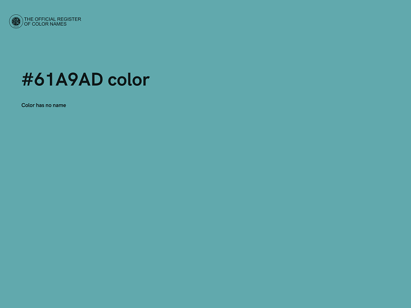 #61A9AD color image