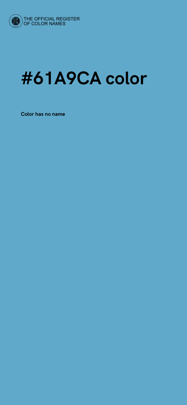 #61A9CA color image