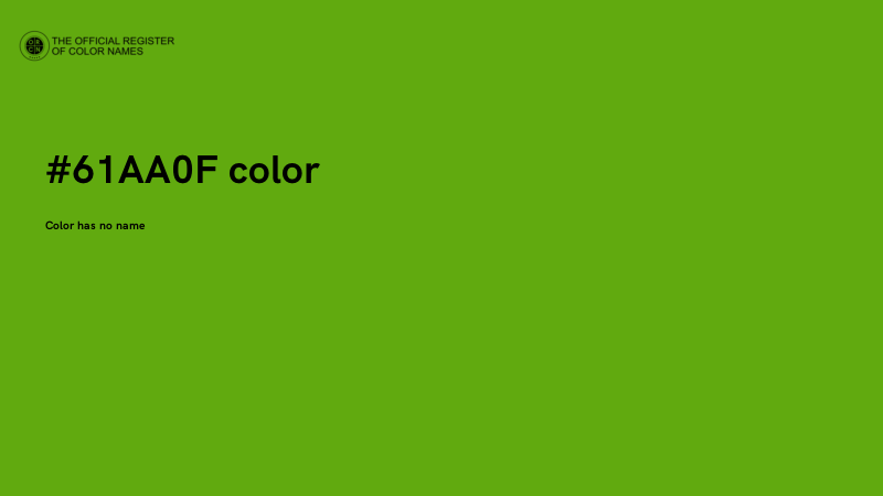 #61AA0F color image