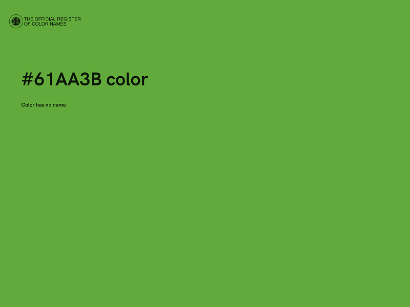 #61AA3B color image