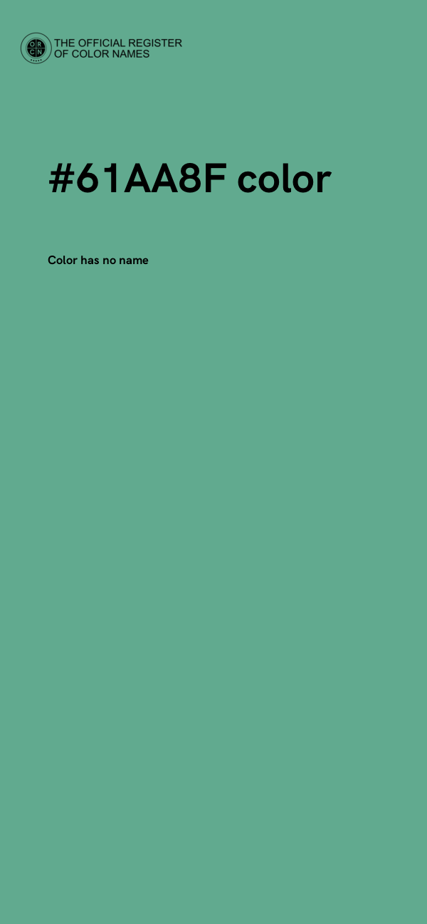 #61AA8F color image