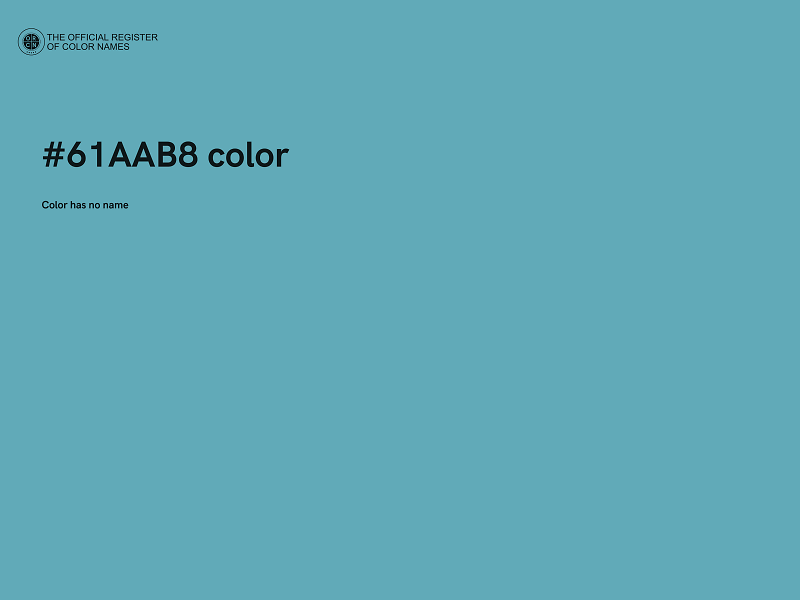 #61AAB8 color image