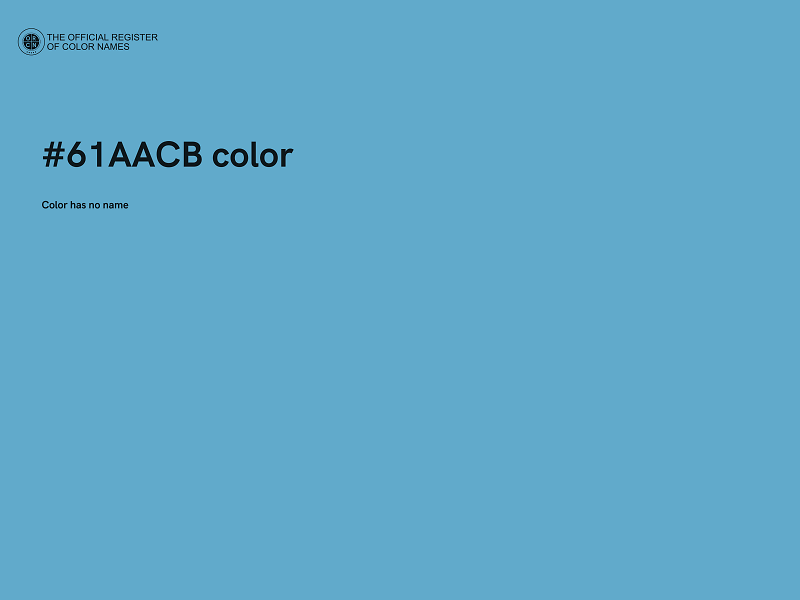 #61AACB color image