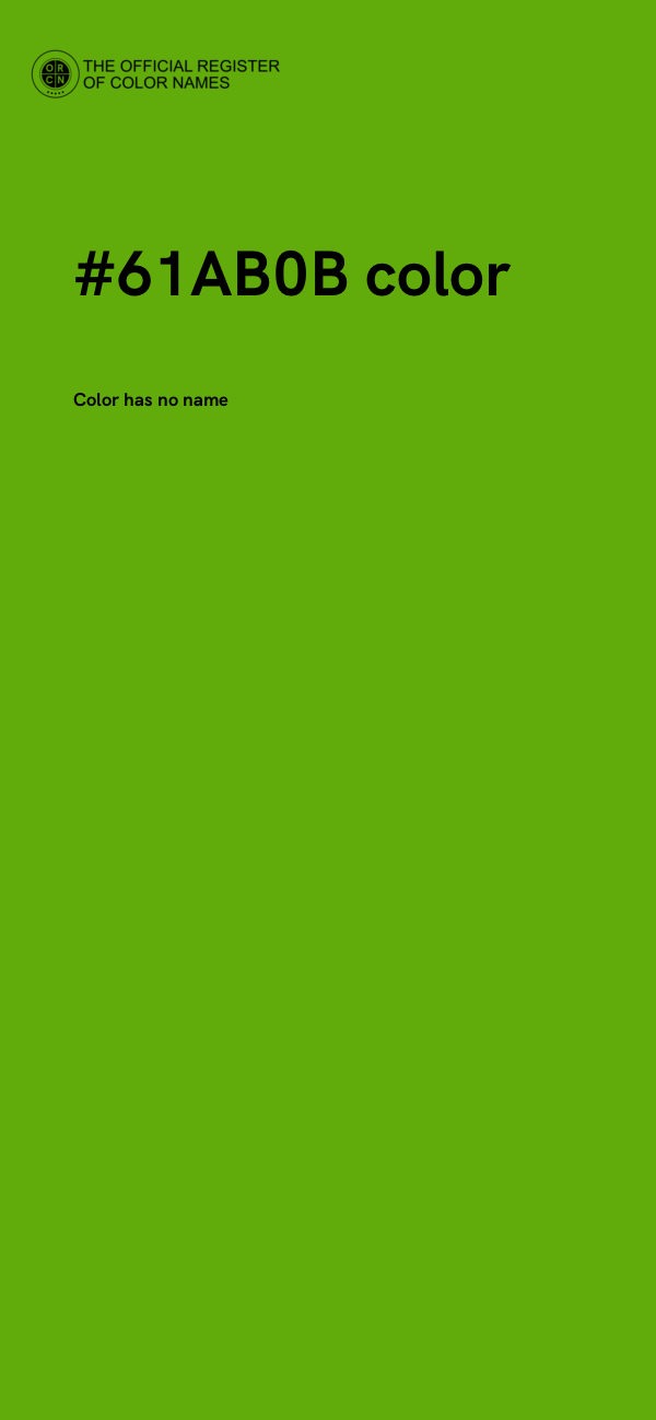 #61AB0B color image
