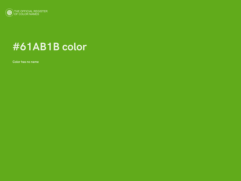 #61AB1B color image