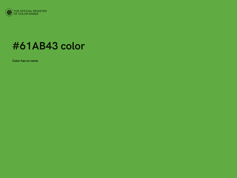 #61AB43 color image