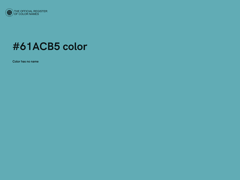 #61ACB5 color image
