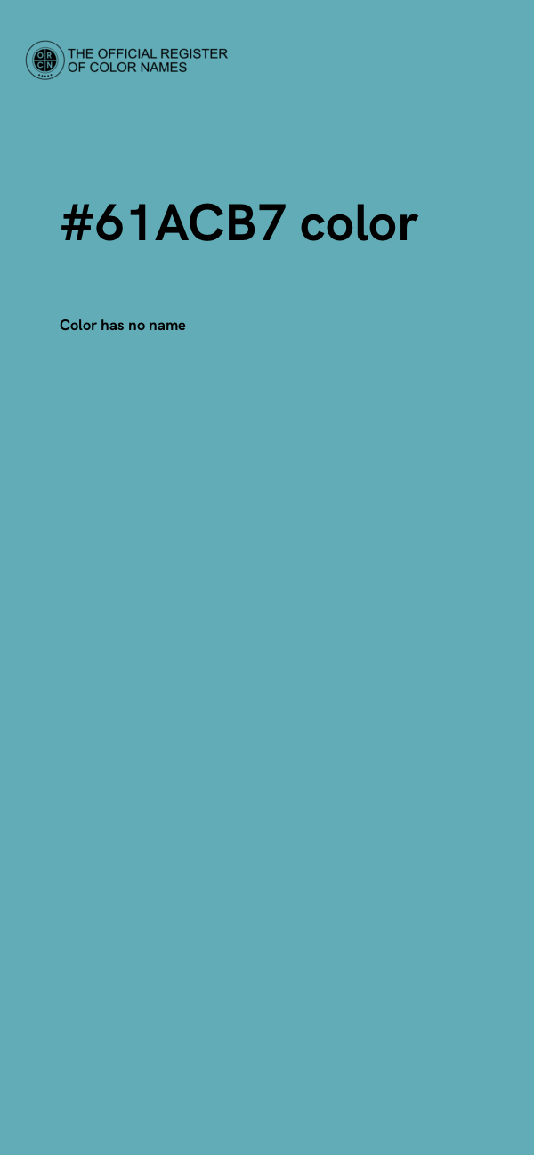 #61ACB7 color image