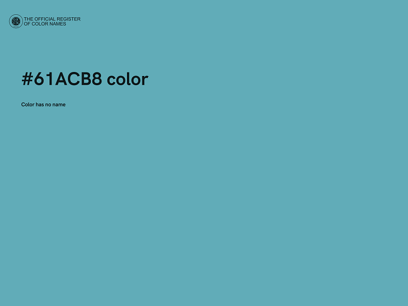 #61ACB8 color image