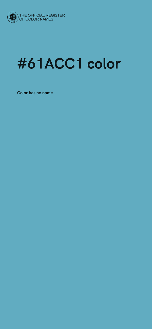 #61ACC1 color image