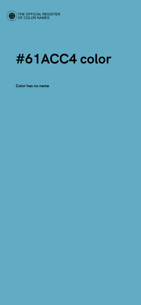 #61ACC4 color image