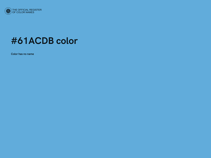 #61ACDB color image