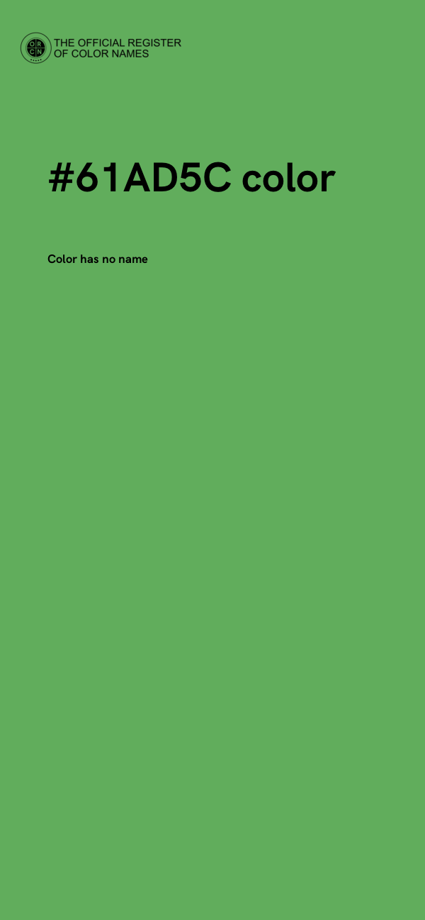 #61AD5C color image