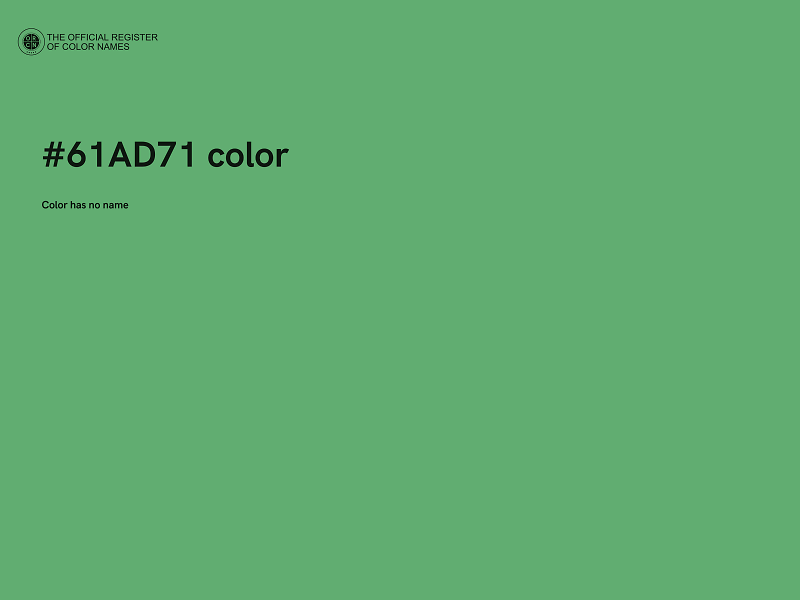 #61AD71 color image
