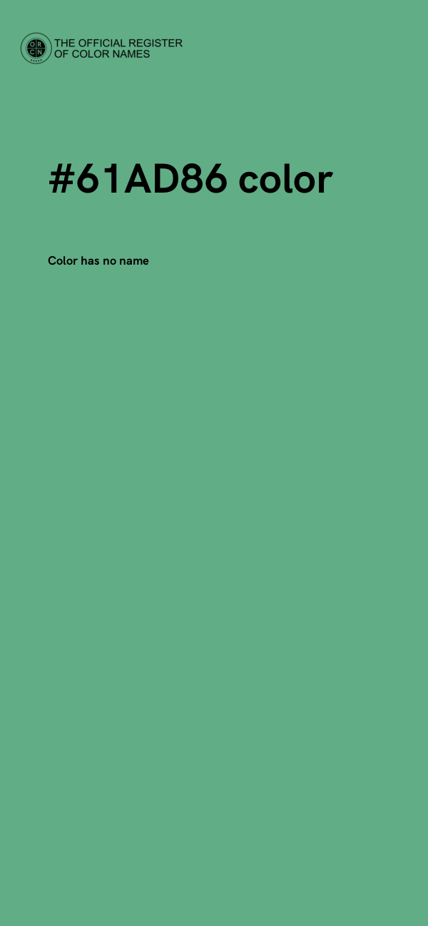 #61AD86 color image