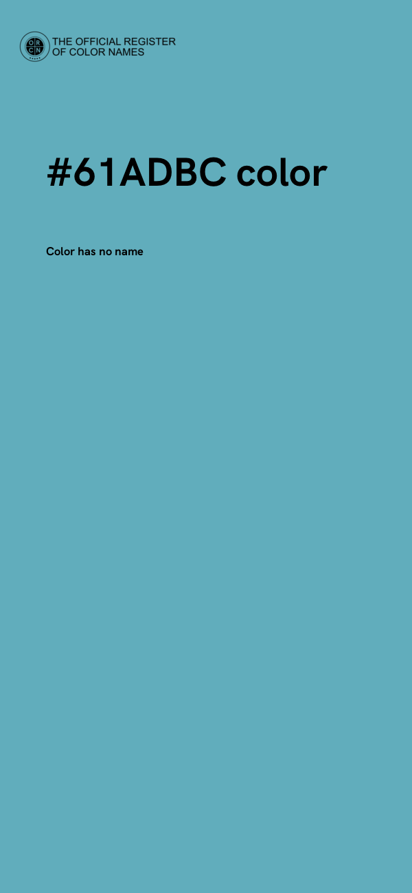 #61ADBC color image