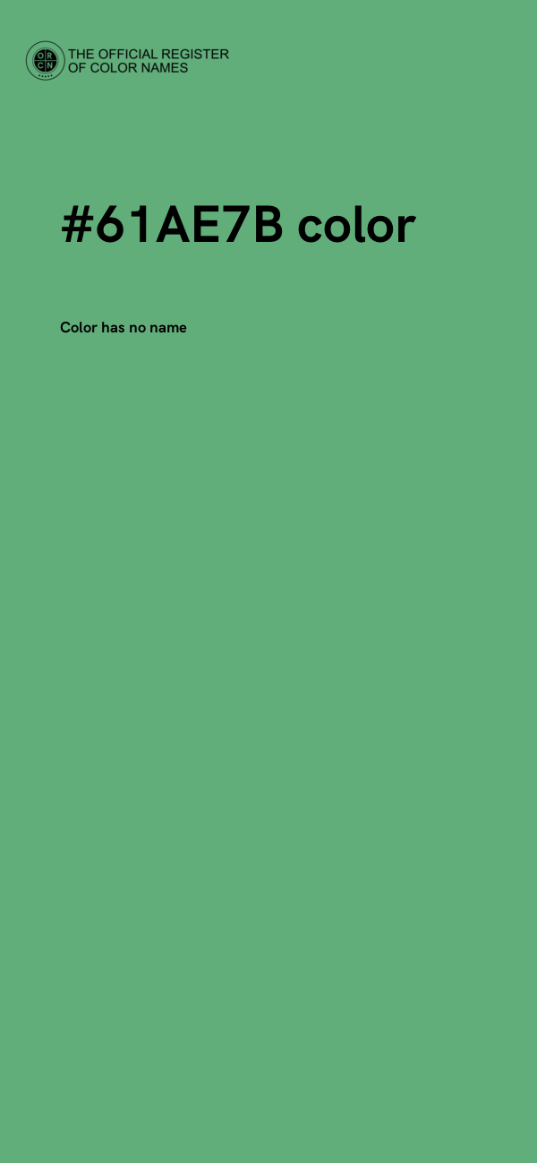 #61AE7B color image