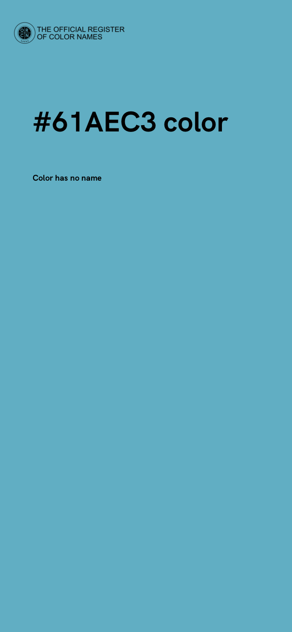 #61AEC3 color image