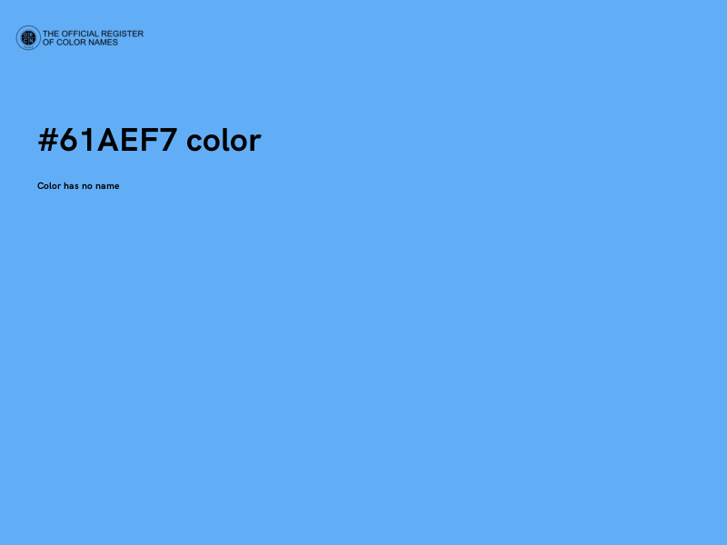 #61AEF7 color image