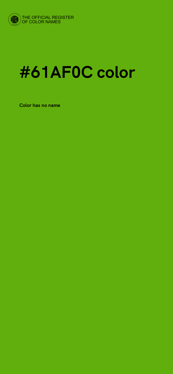 #61AF0C color image