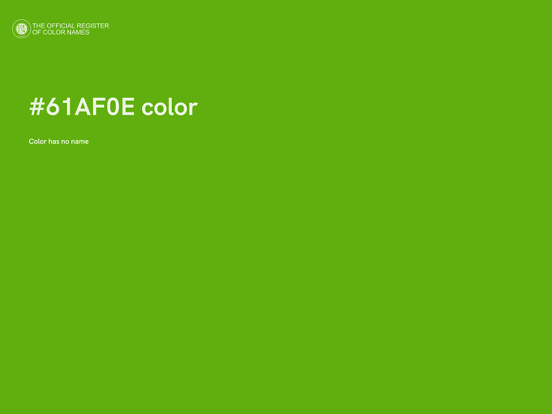 #61AF0E color image