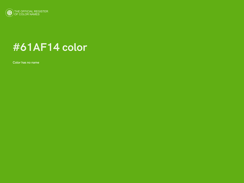 #61AF14 color image