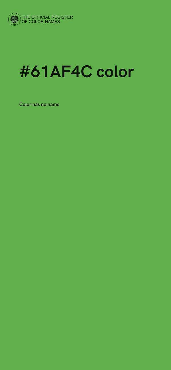 #61AF4C color image